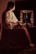 Georges de La Tour Magdalena Wrightsman oil painting on canvas